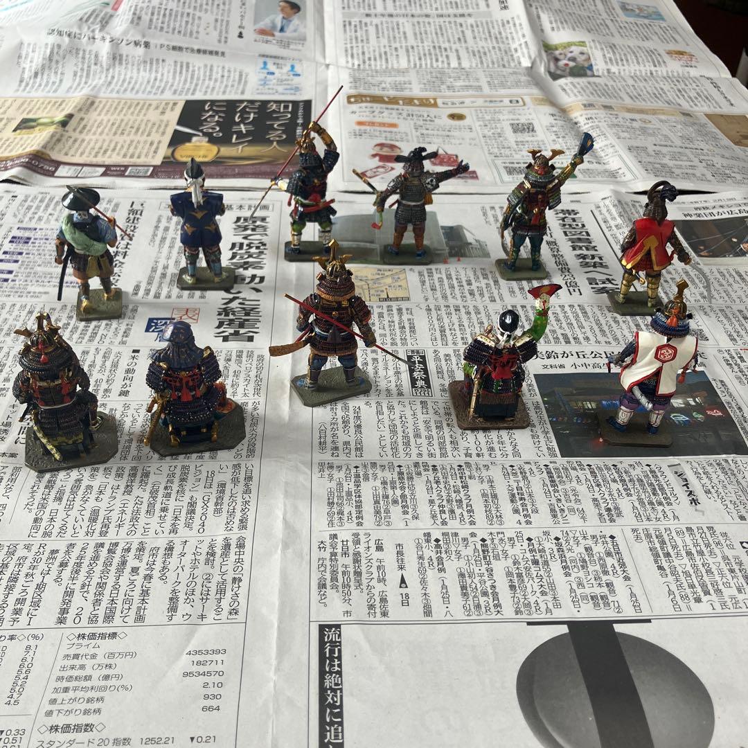 戦国覇王 デルプラド 11体セット 戦国武将 侍 武士 #822
