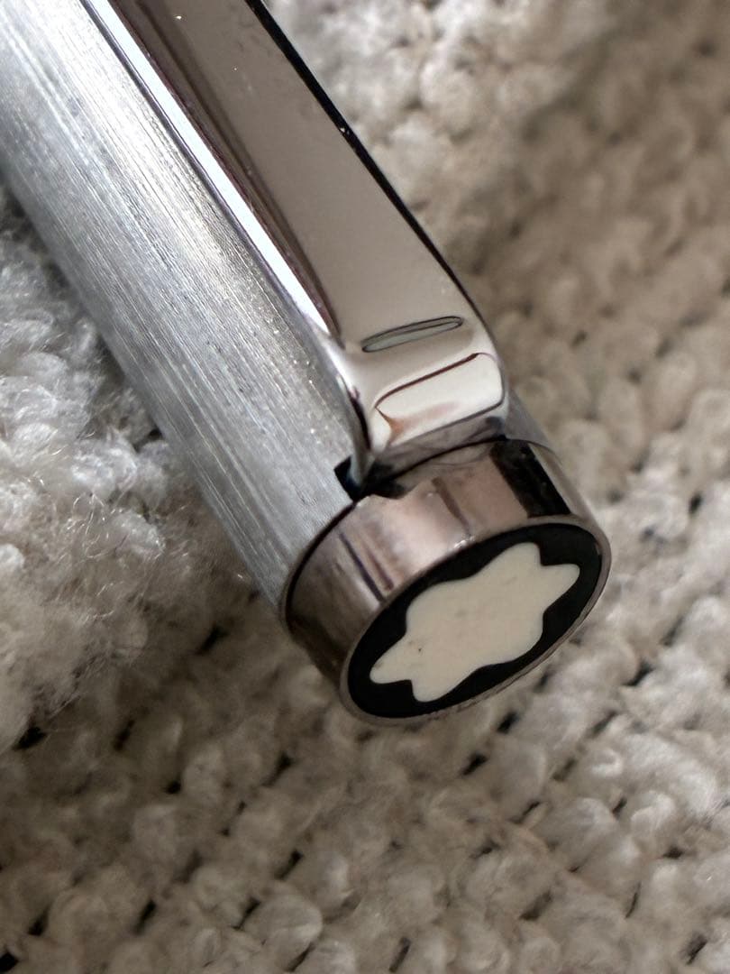 ◾️MONT BLANC モンブラン◾️2色ボールペン◾️ツイスト式◾️シルバー本体