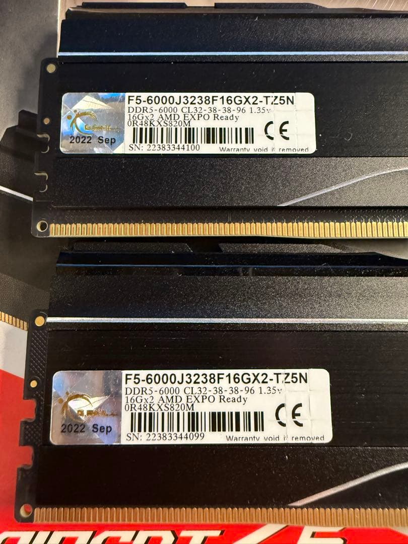 G.SKILL DDR5 6000MHz 32GB (16×2)