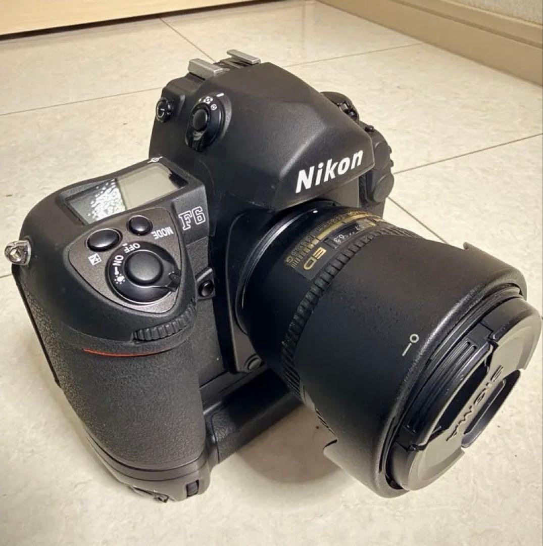 【極美品】NikonF6+マルチパワーバッテリ+レンズ