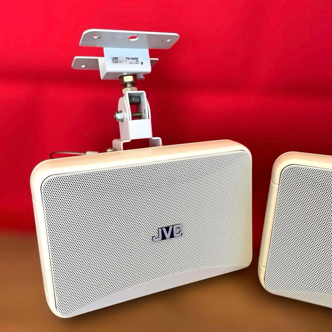 JVC Victor スピーカー PS-S10W ホワイト PS-U20W 白