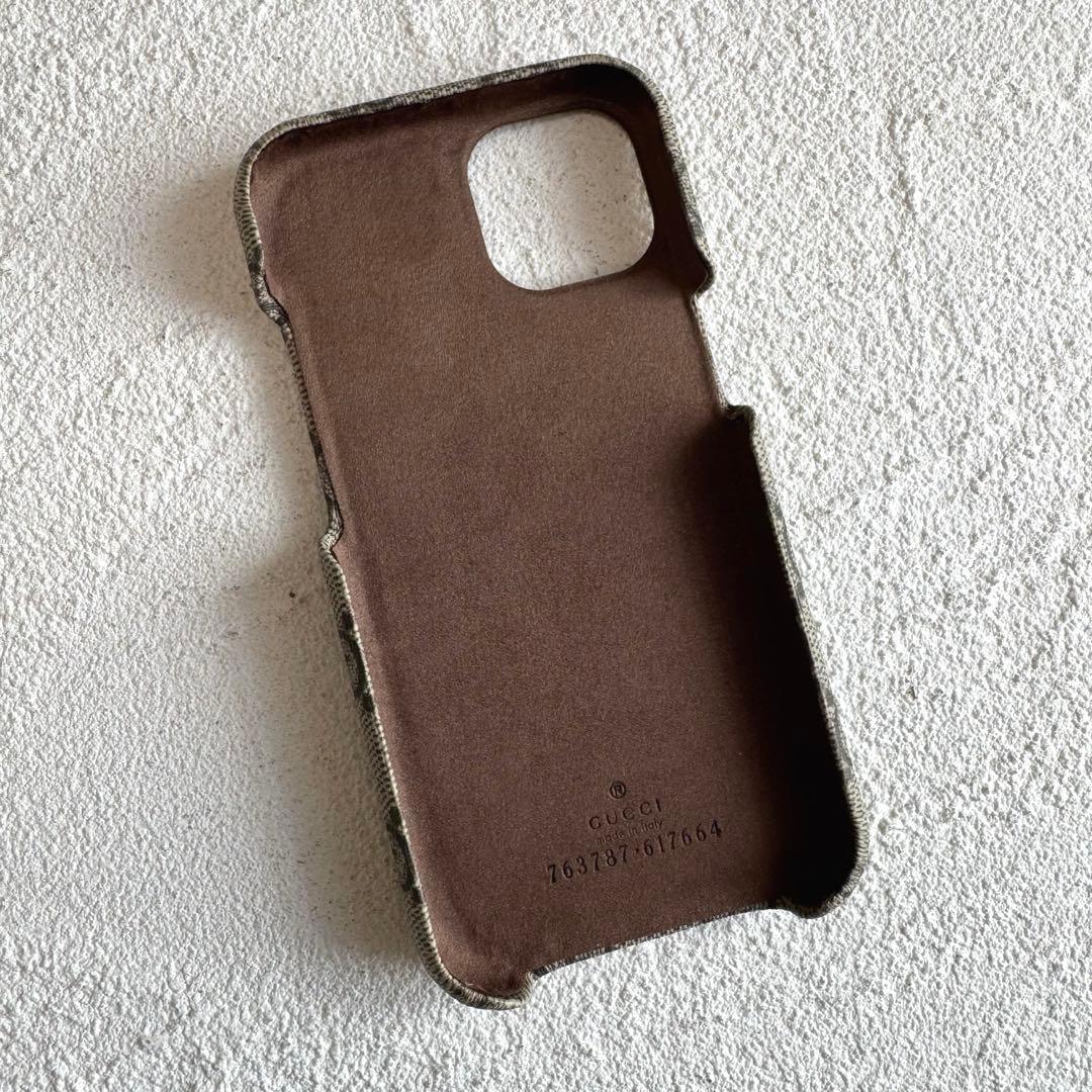 GUCCI グッチ オフィディア iPhone 15 ケース GG金具 ゴールド