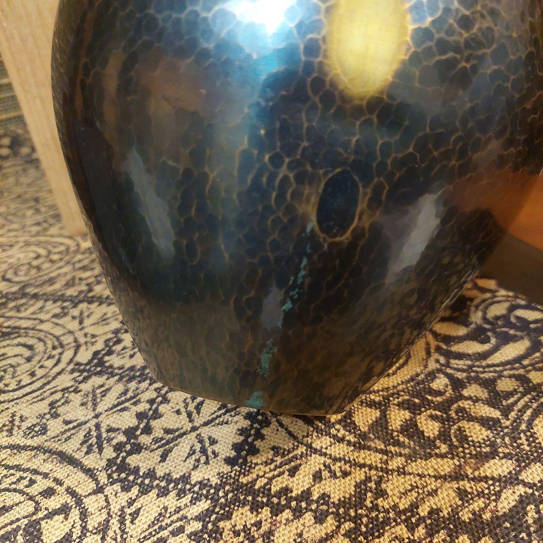 玉川堂⭐燕の鎚起銅器⭐銅製花瓶⭐とても美しい⭐木箱入り
