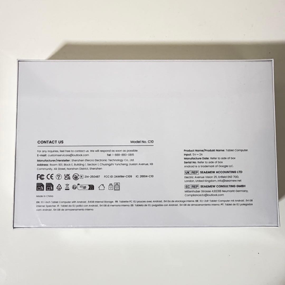 新品 Android15 タブレット 10インチ 20GB WiFi6対応
