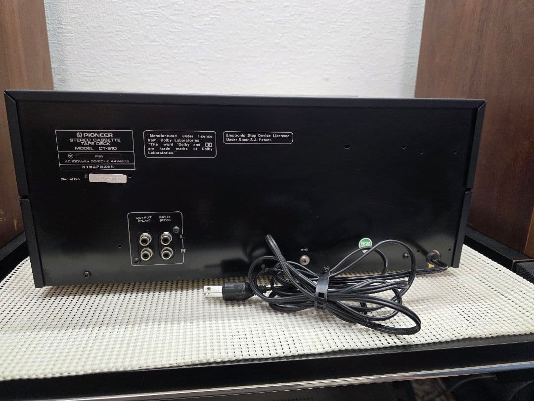 Pioneer CT-910 カセットデッキ 動作品