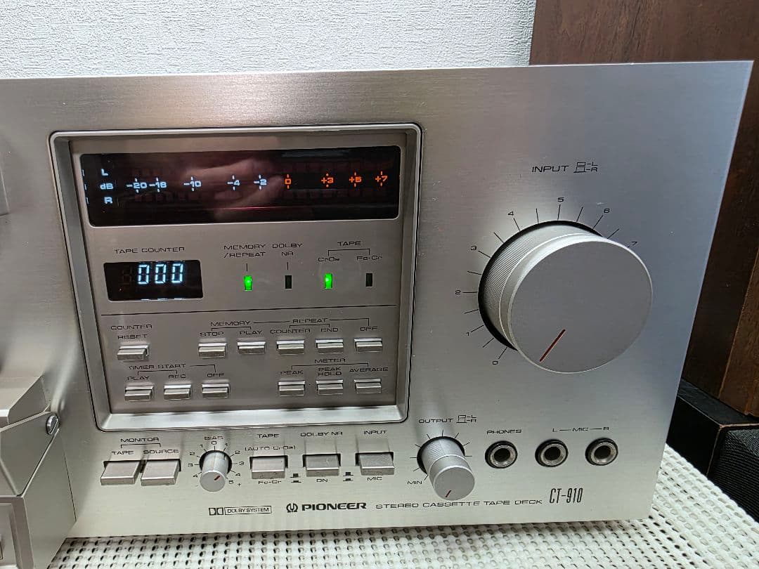 Pioneer CT-910 カセットデッキ 動作品