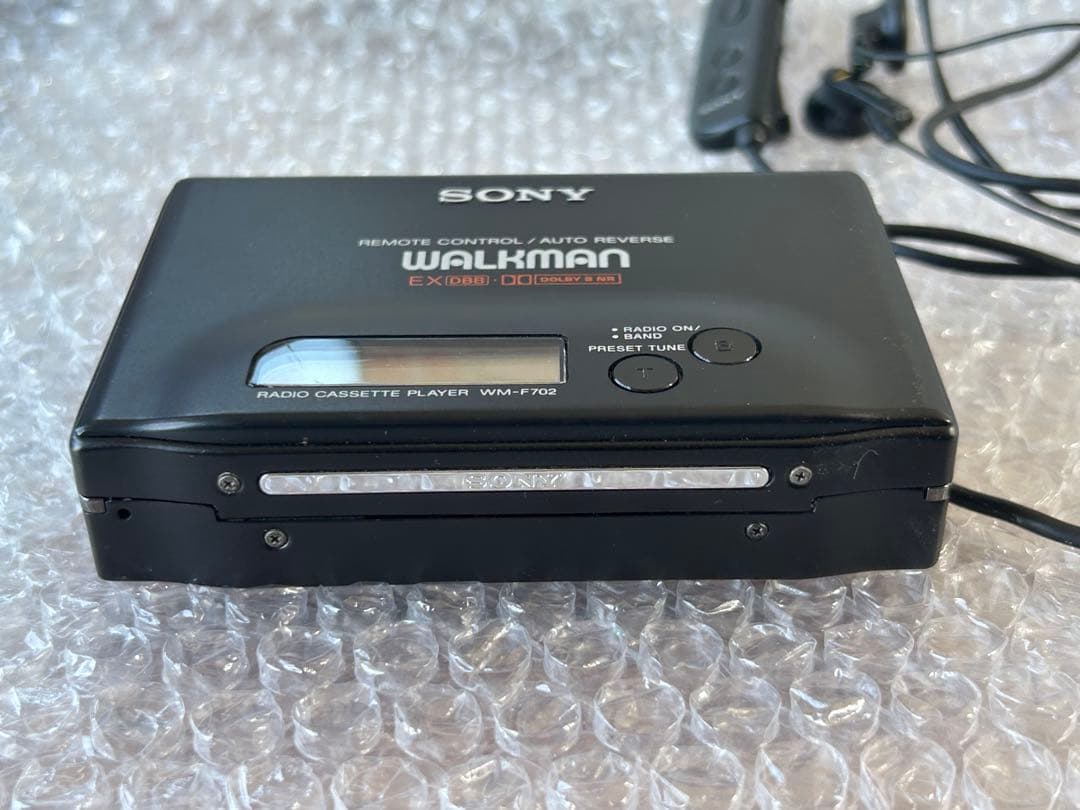 （0312）ソニー SONY ウォークマン WM-F702 ブラック　ジャンク