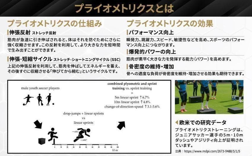 【元Jリーガー監修】FASTREK プライオボックス ジャンプボックス 4段