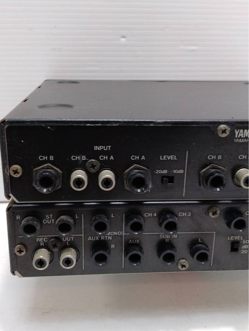 G2317【希少】YAMAHA Q100 & MV100 セット ハーフラック