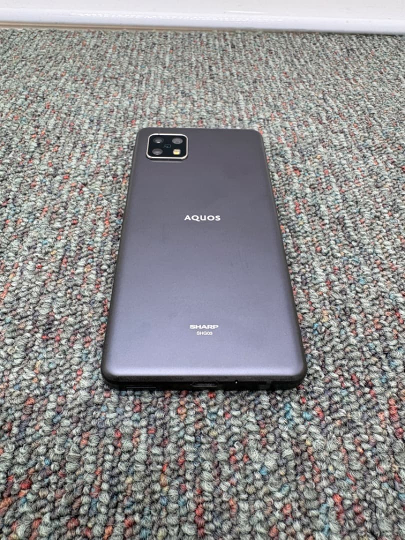 SHARP　AQUOS sense5G　SHG03　スマホ　simフリー　972
