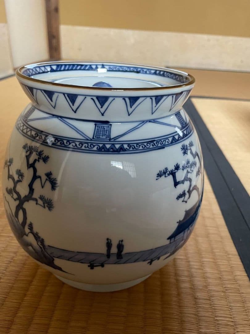 京焼き　芋頭水差し