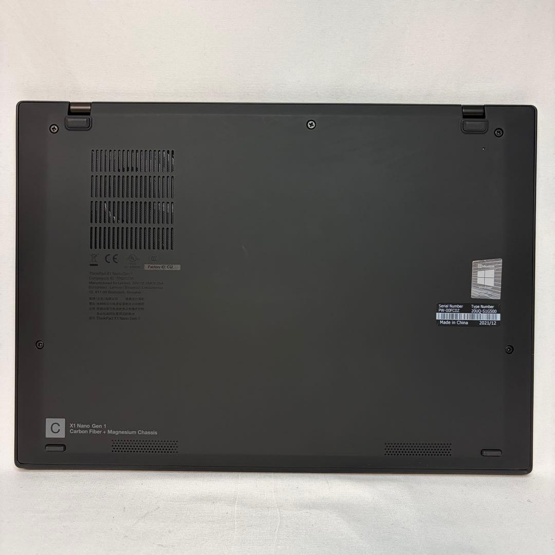 使用極少 美品 ThinkPad X1 Nano Gen1 i5 8GB 256