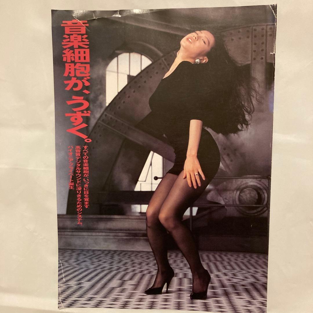 中森明菜　PIONEER パイオニア private プライベート カタログ