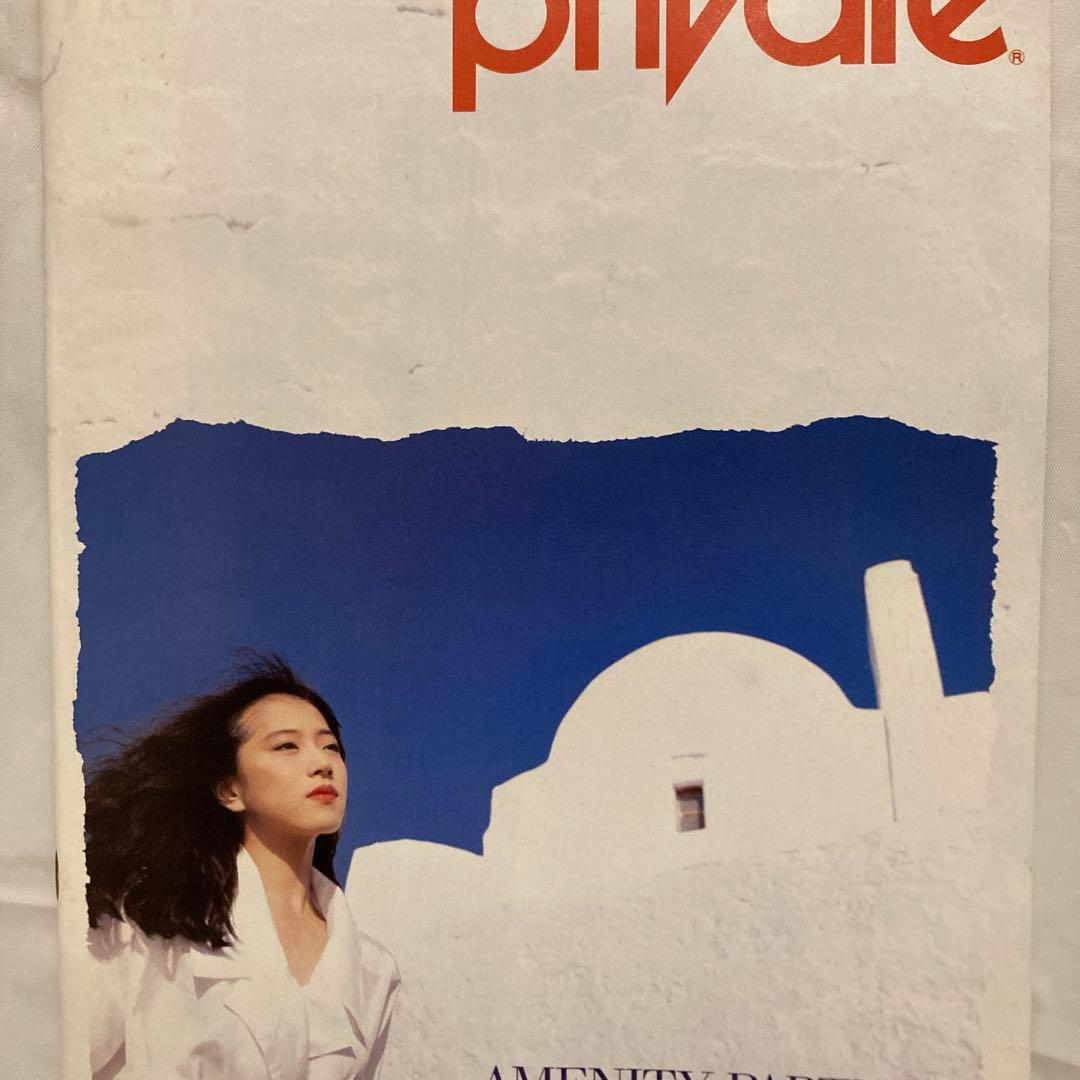 中森明菜　PIONEER パイオニア private プライベート カタログ