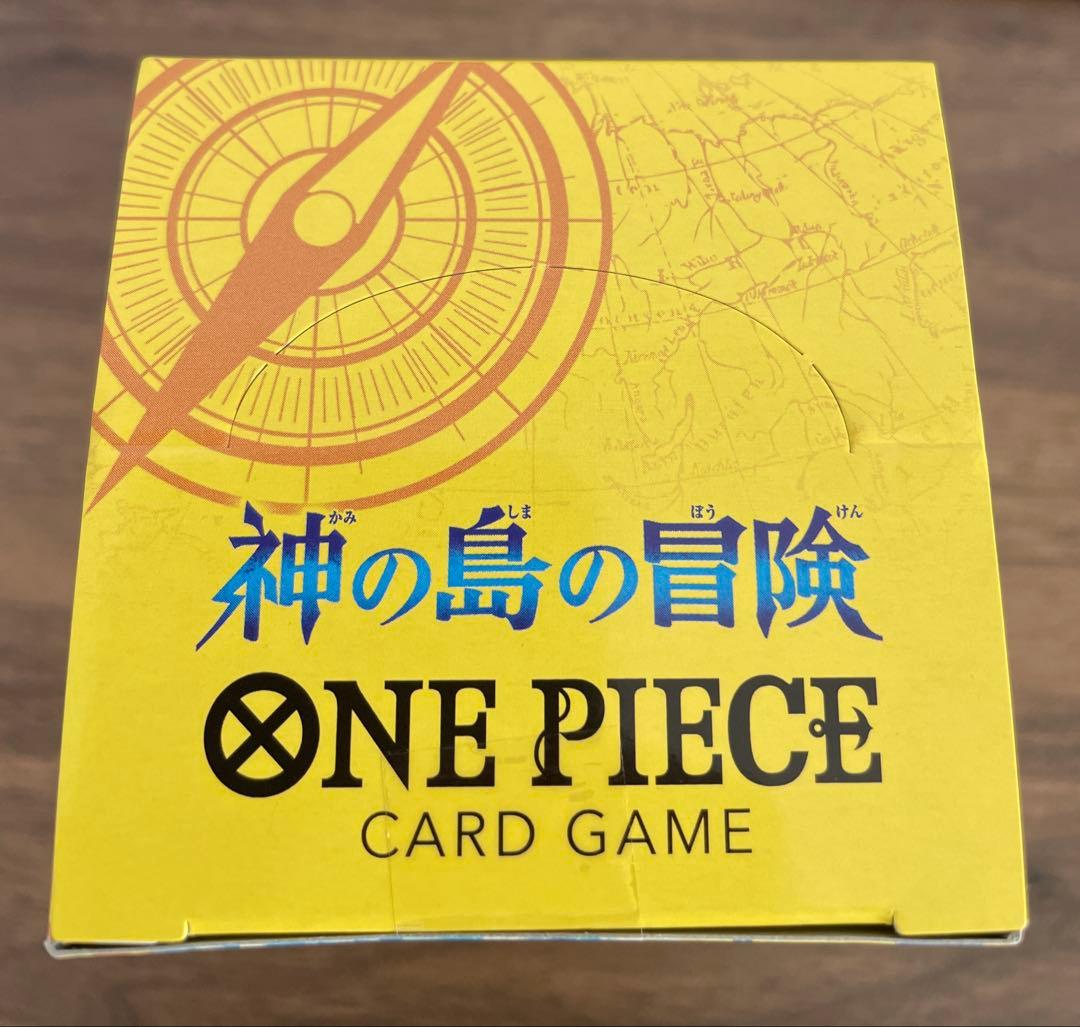 【新品、未開封 テープ付き】ワンピースカードゲーム 神の島の冒険 1box