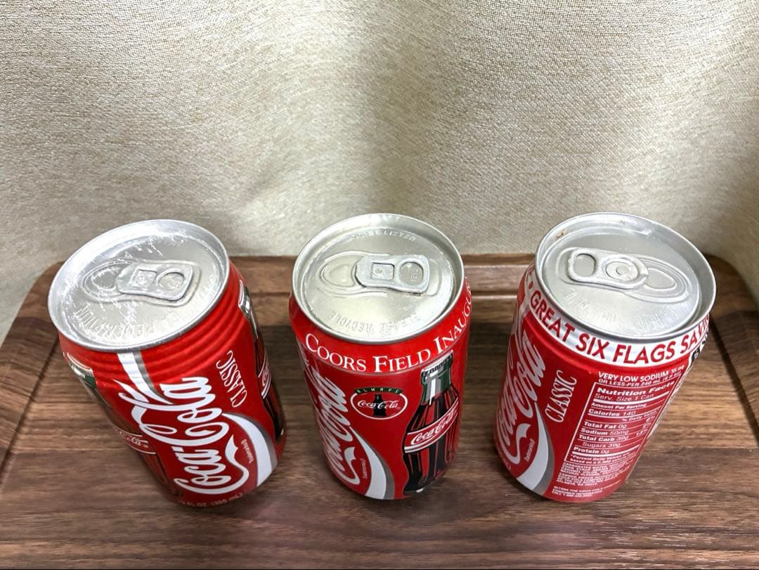 【USA製・95年】コカ・コーラ コレクター缶 3本セット (バットマン他)