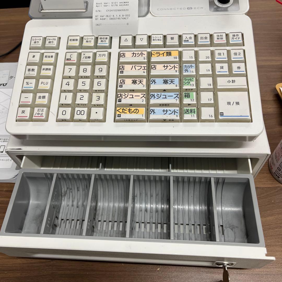 即日発送　動作確認済み　CASIO SR-S4000-2SWE レジスター