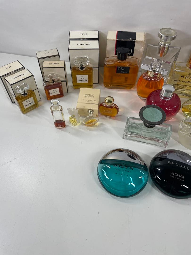 香水セット CHANEL Nuxe BVLGARI など 大量まとめ売り