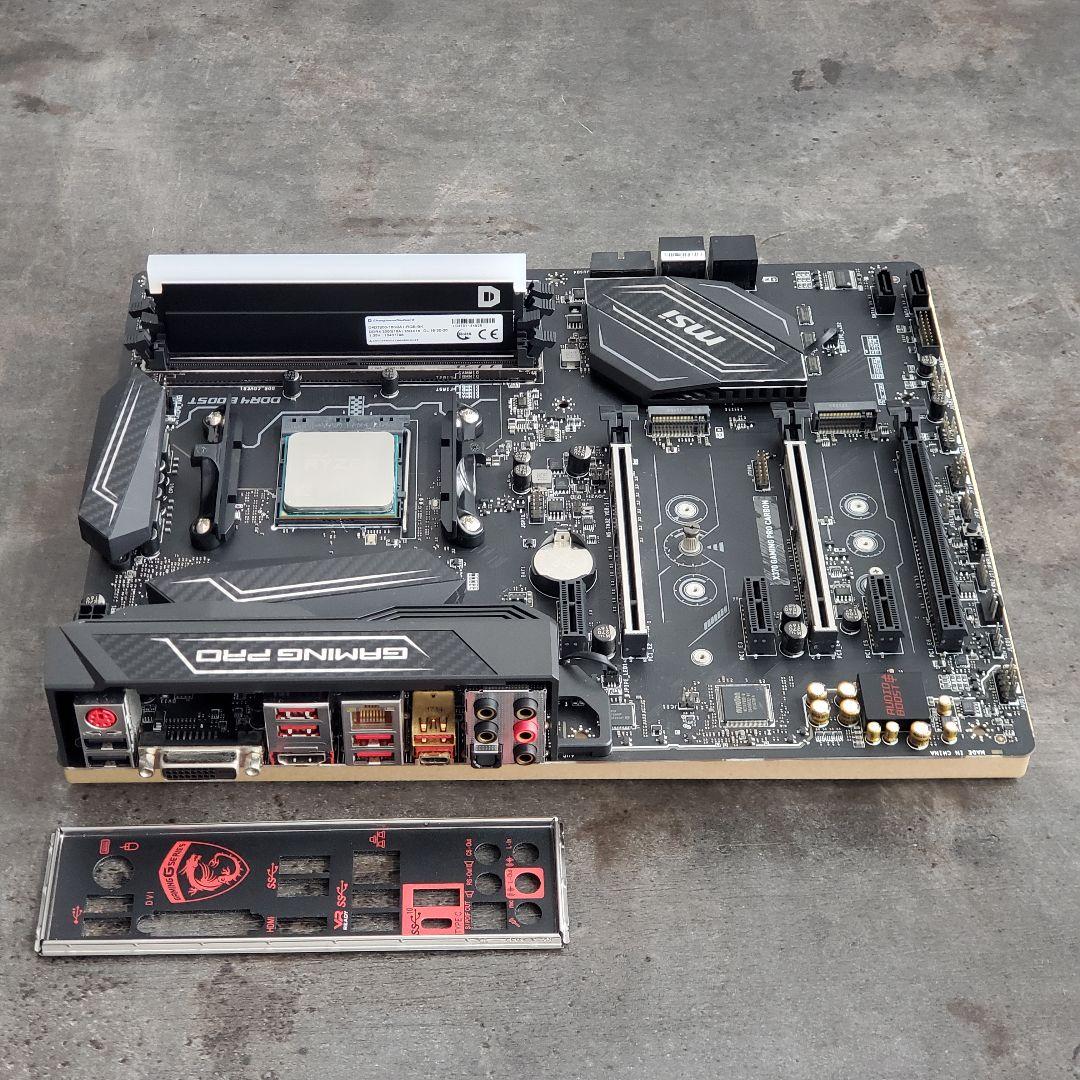 MSI X370 GAMING PRO CARBON CPU＆メモリセット