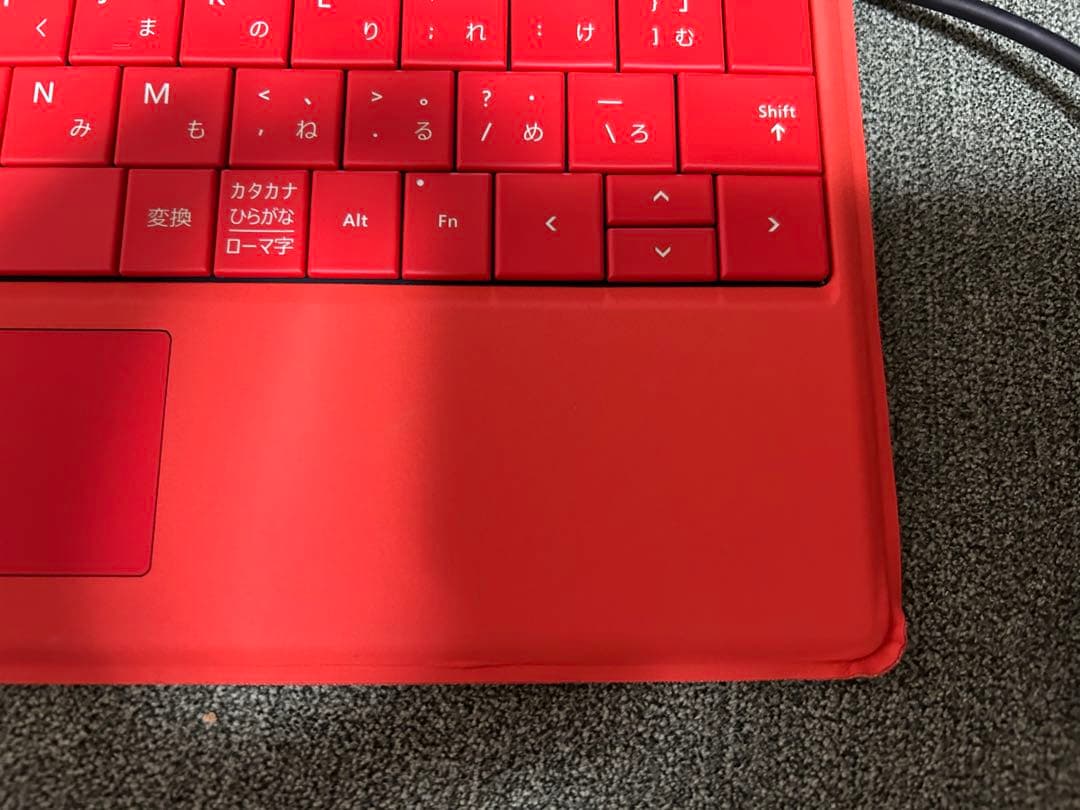 Microsoft Surface 3 日本語キーボード 赤