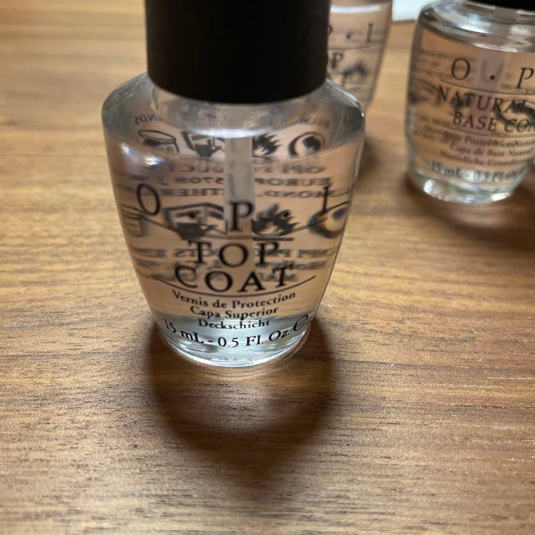O.P.I. トップコート・ベースコート セット 15ml