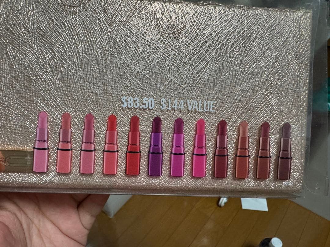 MAC mac ホリデー クリスマスコフレ ミニリップセット 口紅 リップ