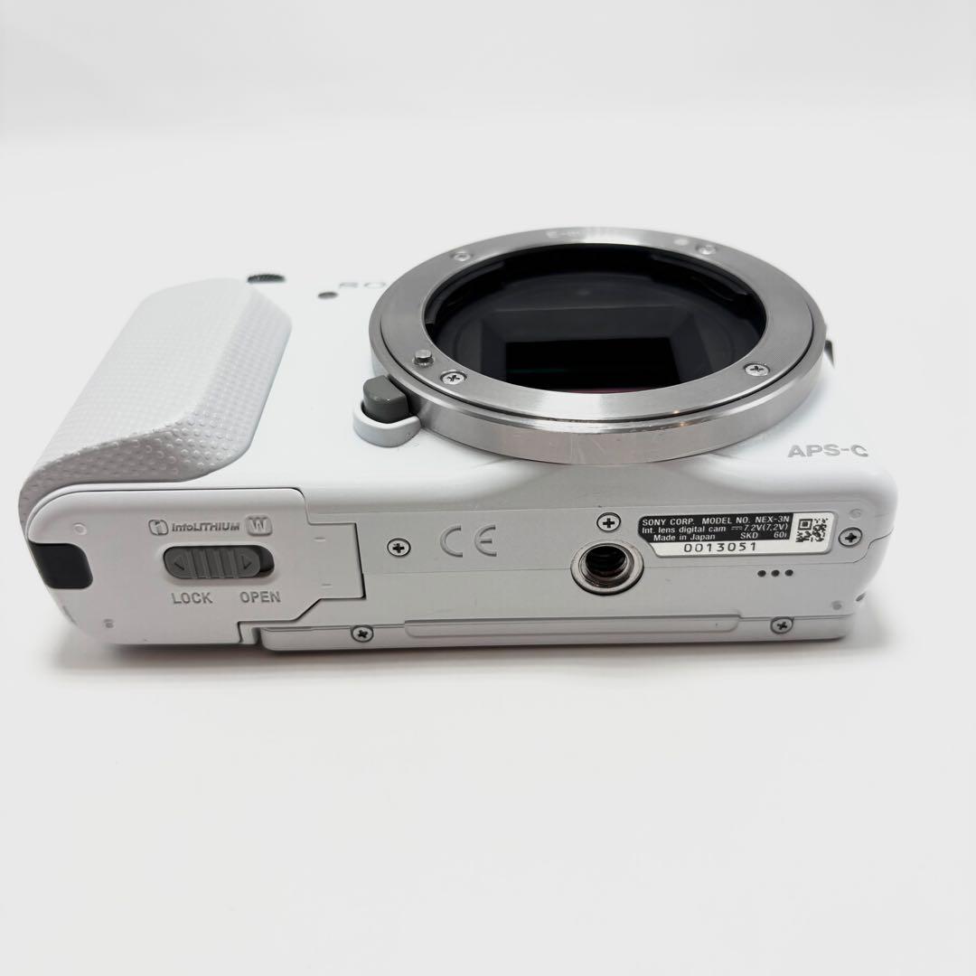 SONY α NEX-3N ホワイト ボディ ミラーレス一眼カメラ ジャンク品