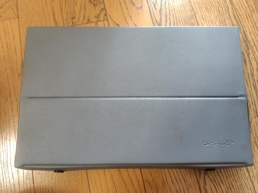 【処分品】SHARP ポケコンPC-1360K＋プリンター 本体の起動のみ確認
