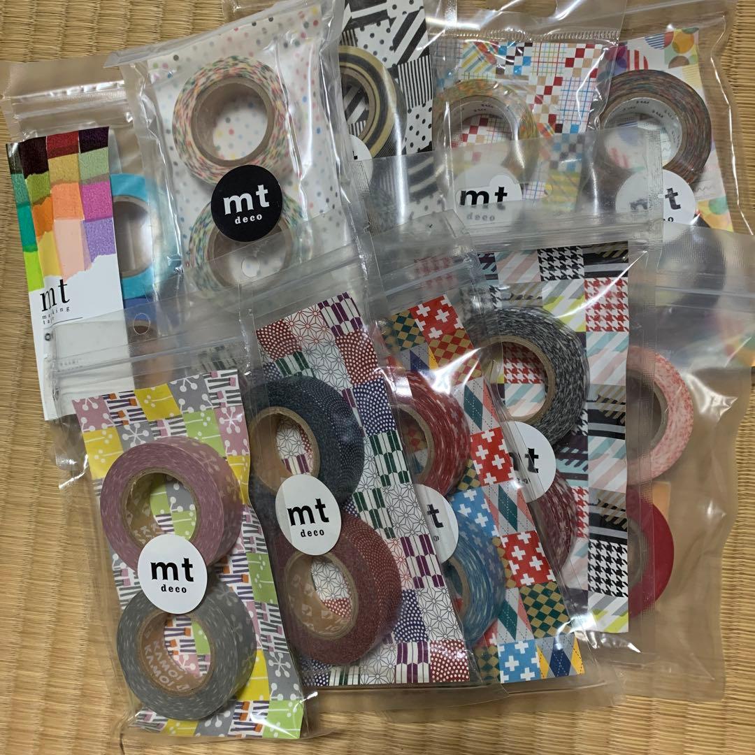 mtカモイ茶芯マスキングテープ未開封柄物2pack10セット