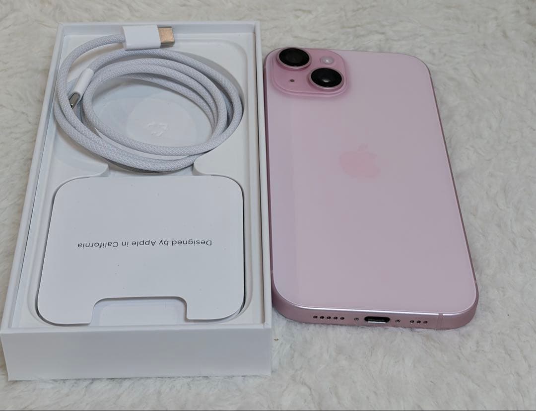 Apple iPhone 15ピンク128gb