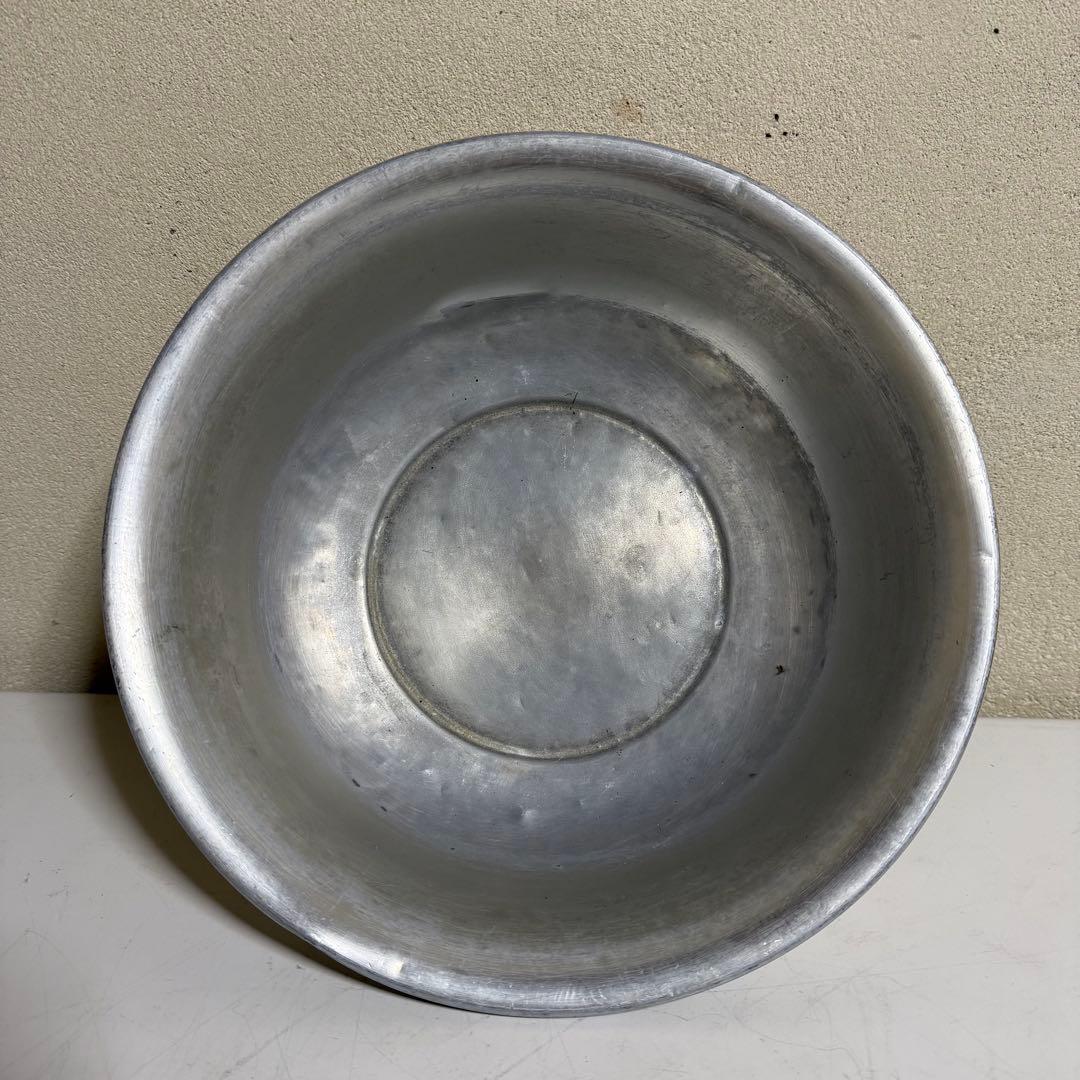 長期保管品 アルミ洗面器 5セット 昭和レトロ エイジング ビンテージ タライ