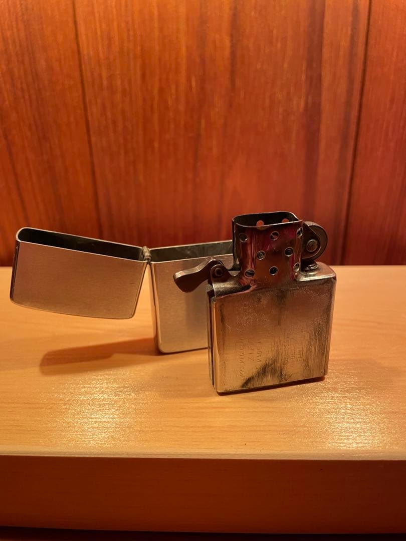 ZIPPO 1975 ジッポー　ベネチアングラス　ヴィンテージ アート　工芸品