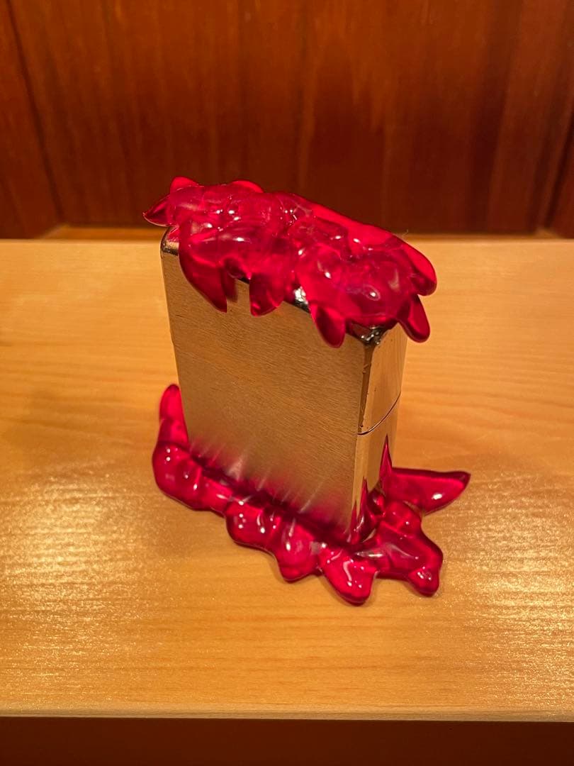 ZIPPO 1975 ジッポー　ベネチアングラス　ヴィンテージ アート　工芸品