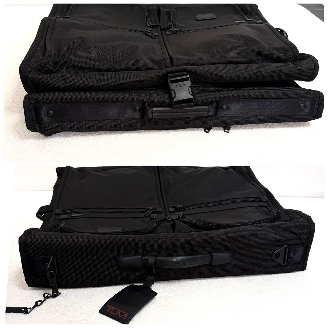 【極美品】TUMI ナイロン ガーメントバッグ ハンガーと袋付き ビジネス 旅行