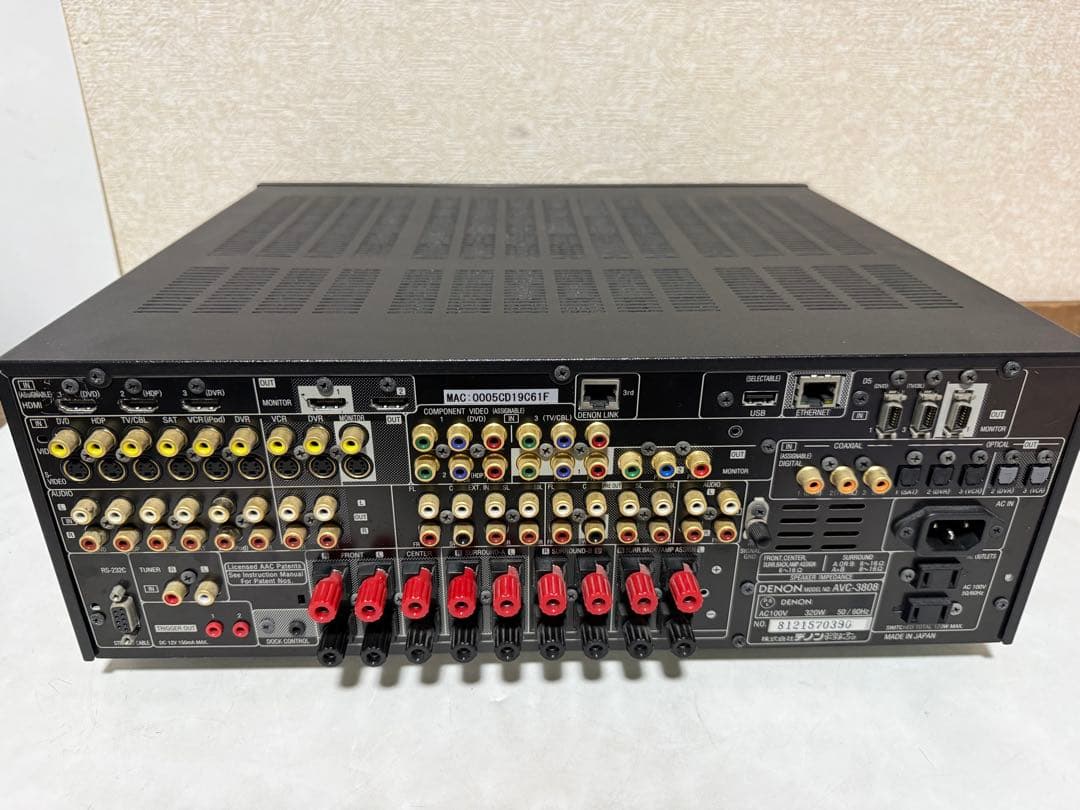 訳あり品 DENON AVC-3808 AVアンプ