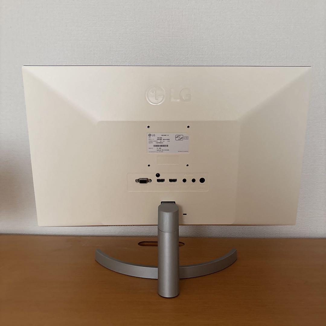 LG フレームレス モニター 24ML600S-W.AJL 24インチ