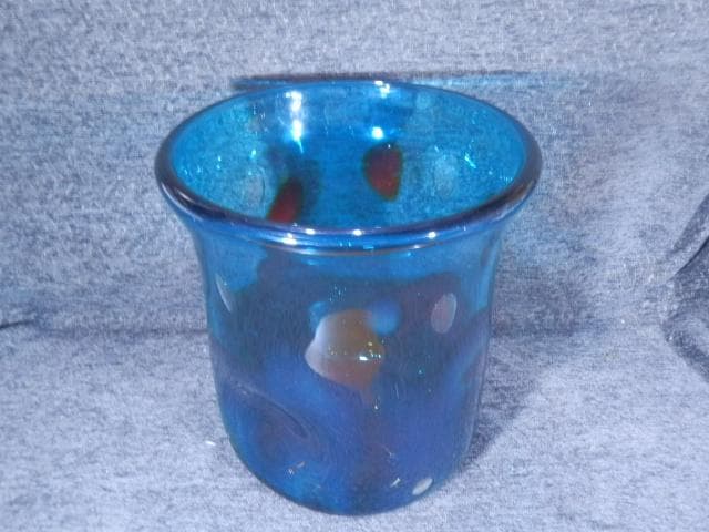玉散裾濃水差（たまちり すそご みずさし）　エア玉封入　ガラス　馬先生