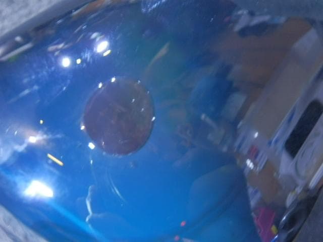 玉散裾濃水差（たまちり すそご みずさし）　エア玉封入　ガラス　馬先生