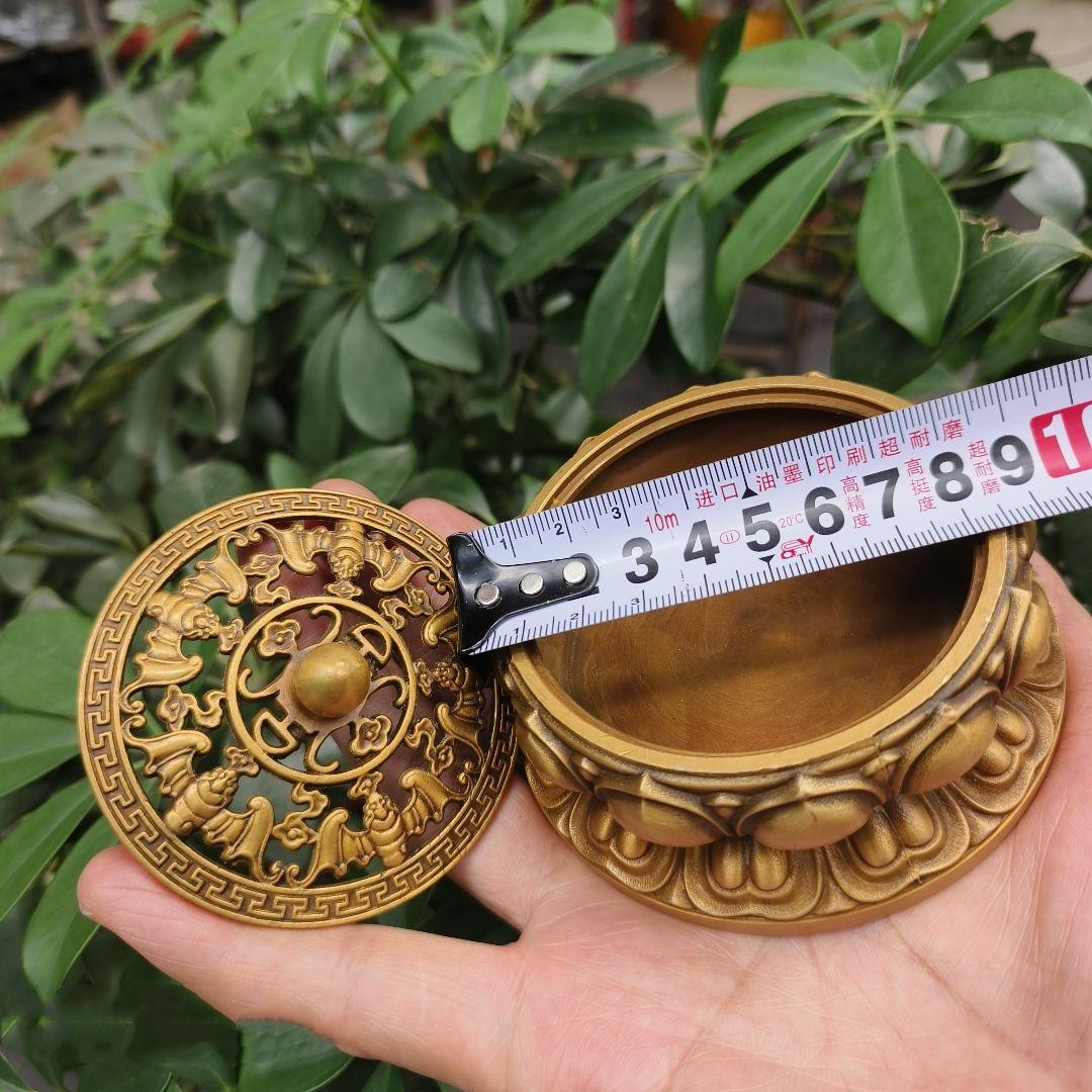 銅器 香炉 蓮華香炉 禅意薫香炉 茶道沈香炉 香道具 装飾品 工芸品 置物