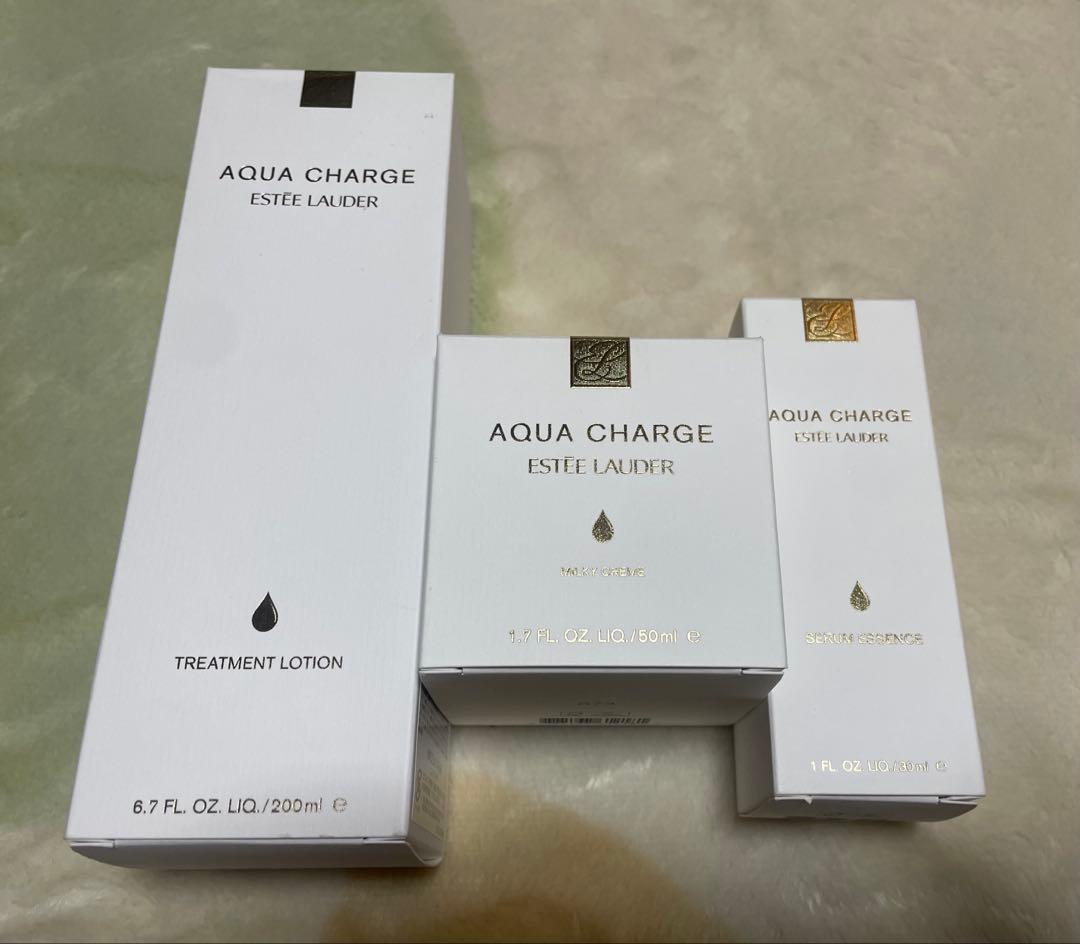 未開封新品エスティーローダーAQUA CHARGEトリートメントローションセット