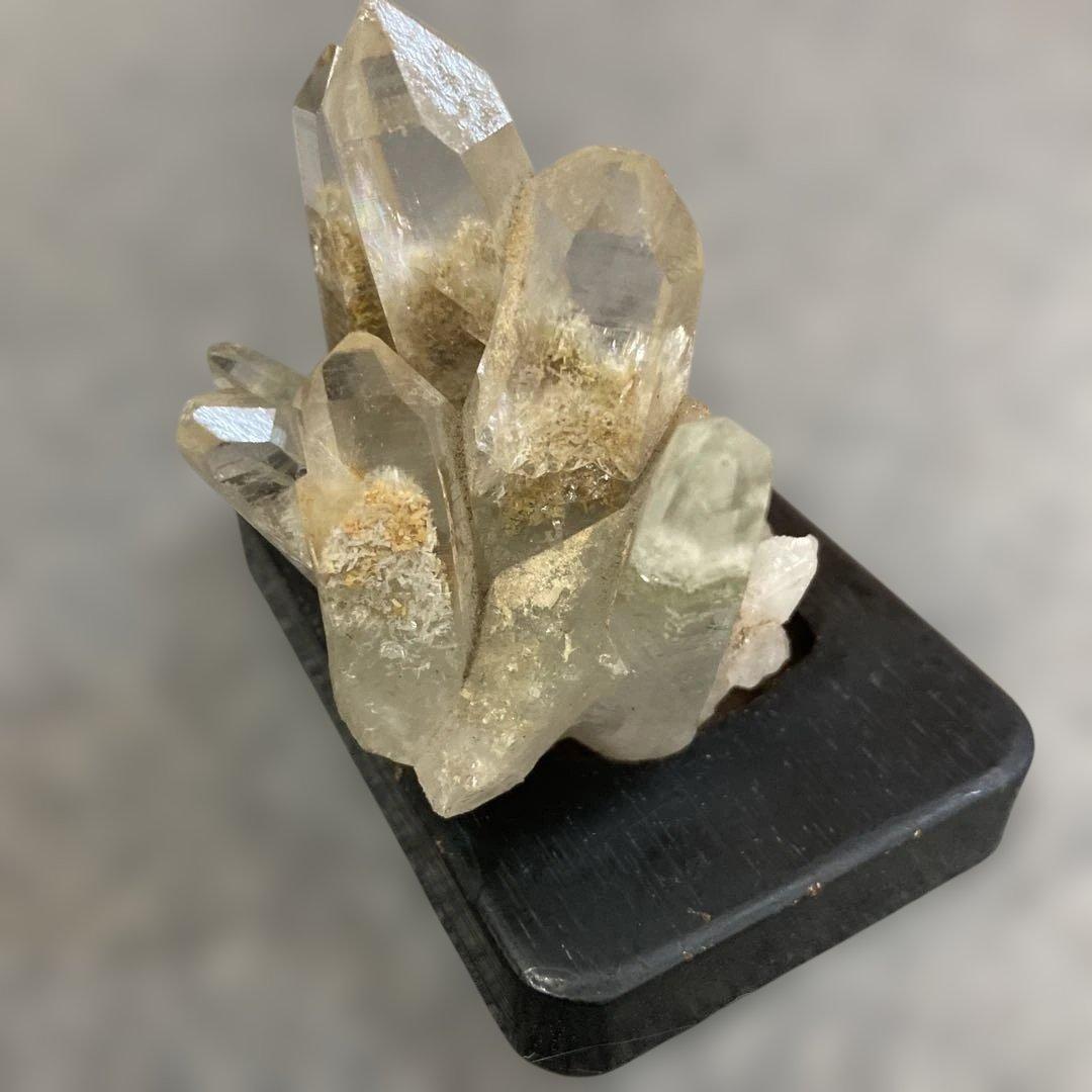 天然石クゥオーツお着物　水晶