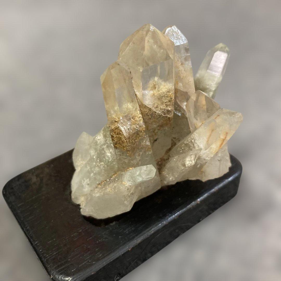 天然石クゥオーツお着物　水晶
