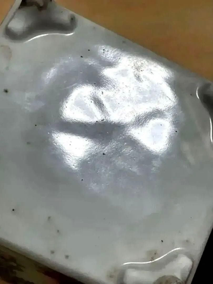 中国 清時代 骨董品 香炉染付 蓋物 陶芸古美術、 。