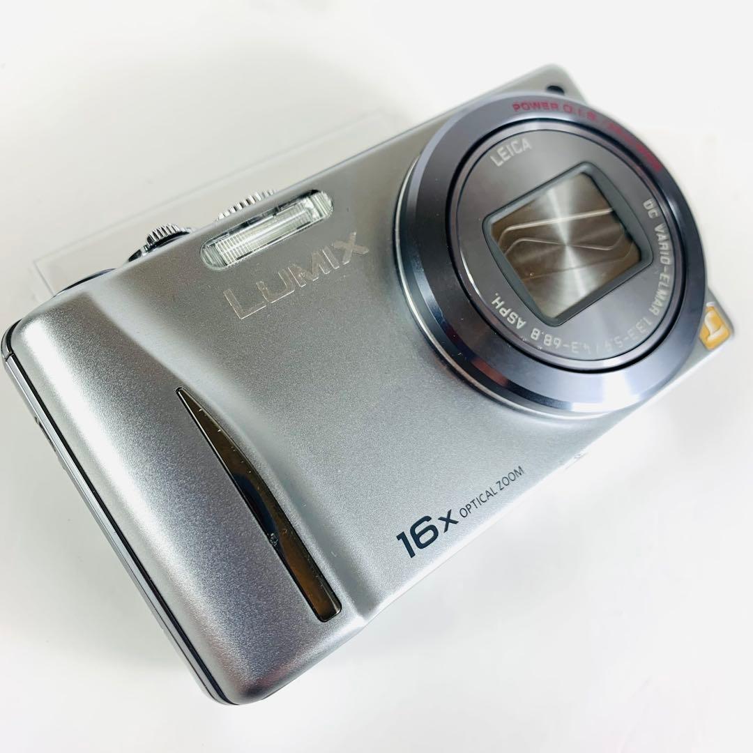 【美品】Panasonic LUMIX DMC-TZ18 シルバー デジカメ