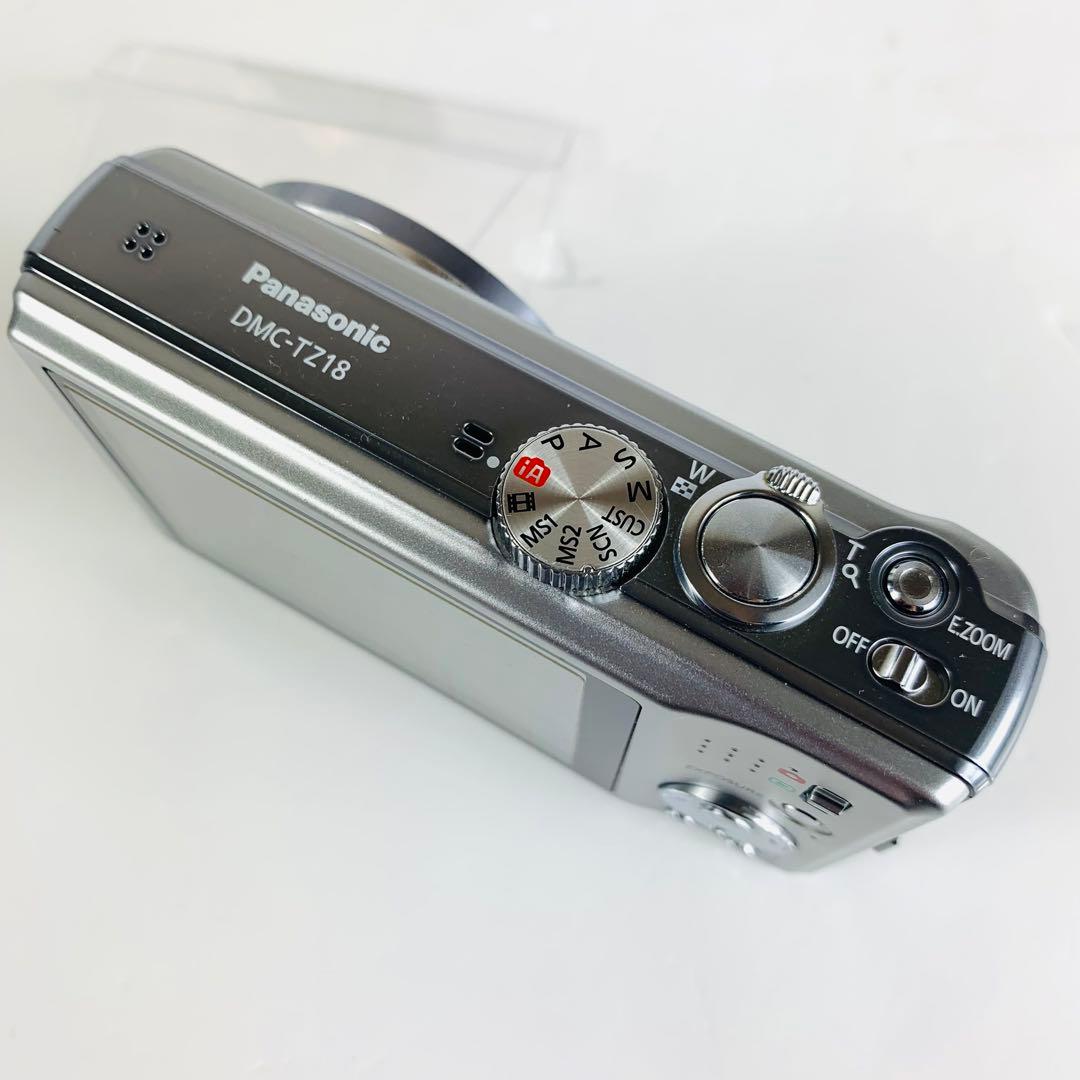 【美品】Panasonic LUMIX DMC-TZ18 シルバー デジカメ