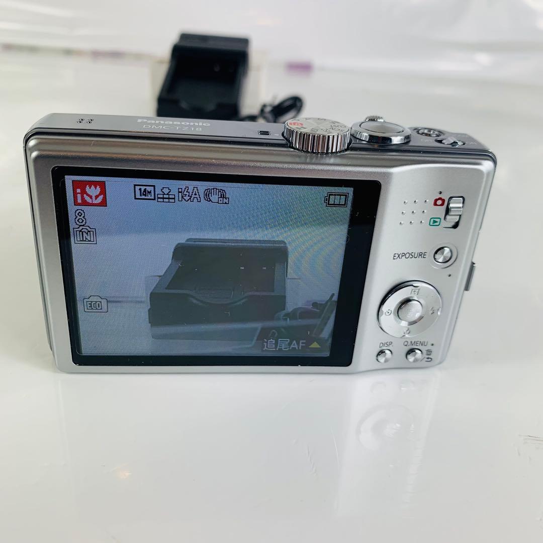 【美品】Panasonic LUMIX DMC-TZ18 シルバー デジカメ