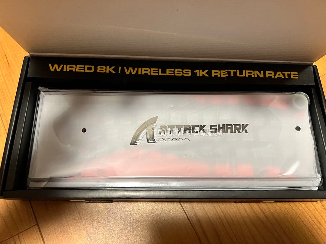 attack shark x65pro he 　赤黒　新品未使用