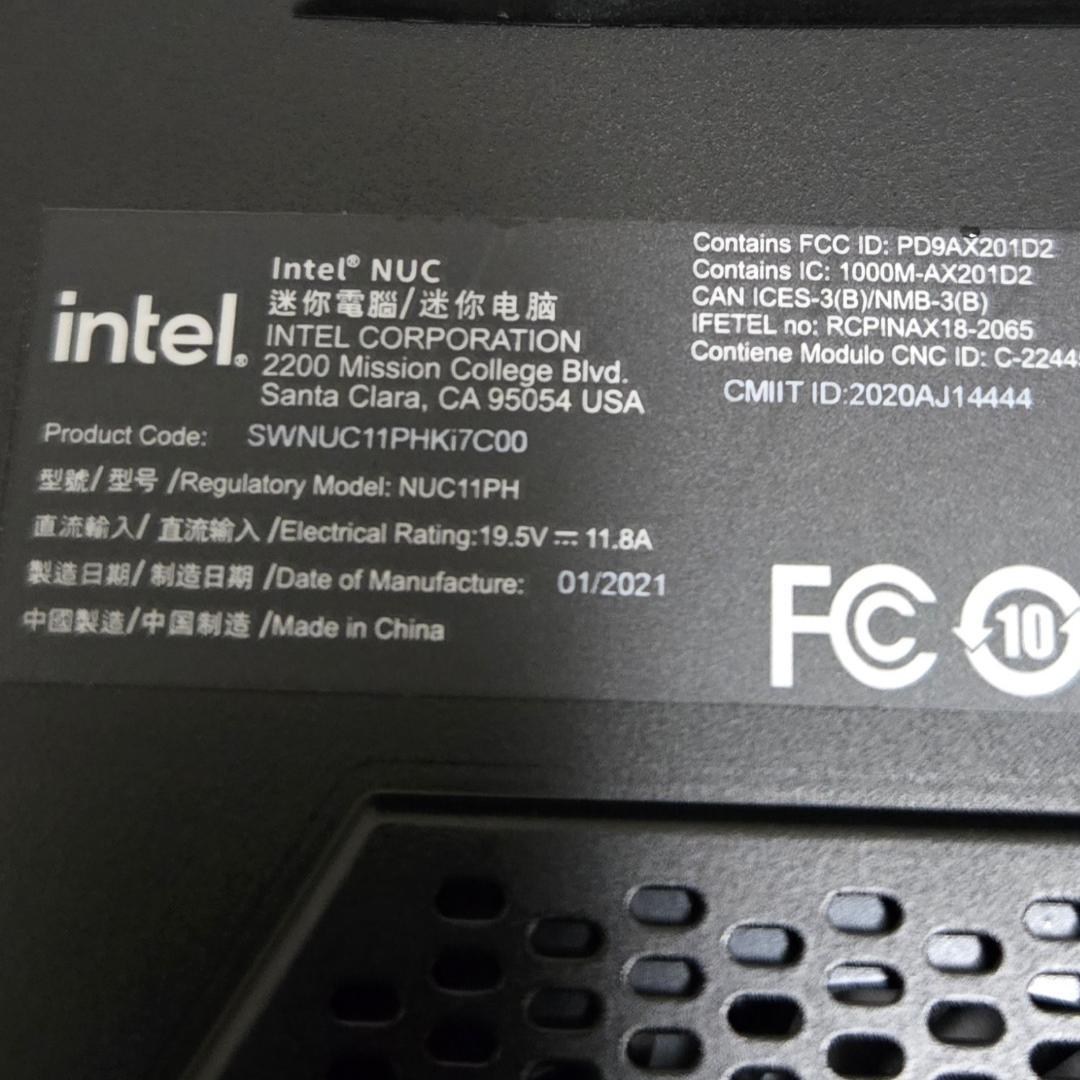 【希少】Intel NUC 11 Enthusiast 高性能構成
