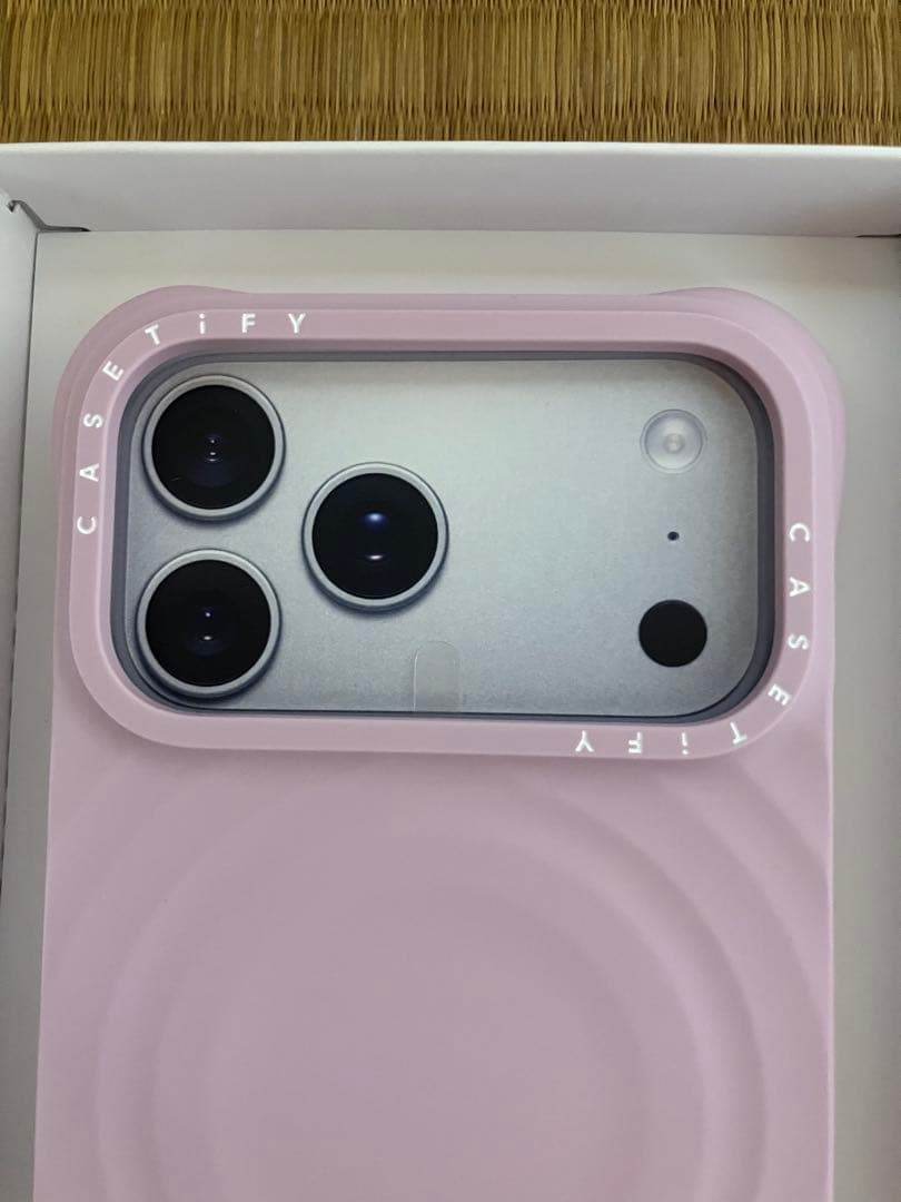 CASSETIFY ピンク ソフトケース iPhone17pro max用
