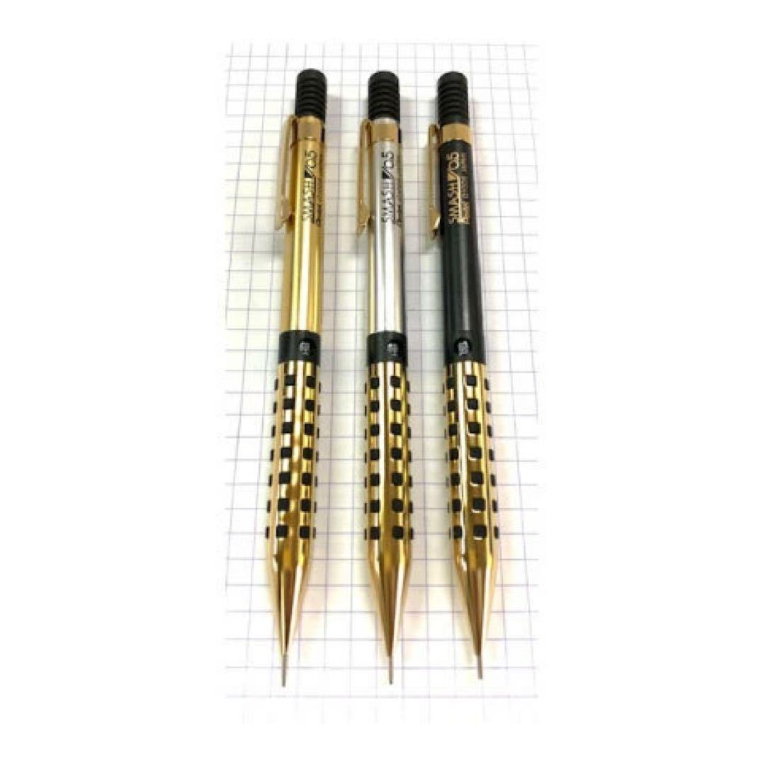 全種類 3本セット【韓国限定日本未発売品】ぺんてるスマッシュ0.5mm海外限定